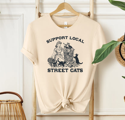 Support Local Street Cats T-shirt