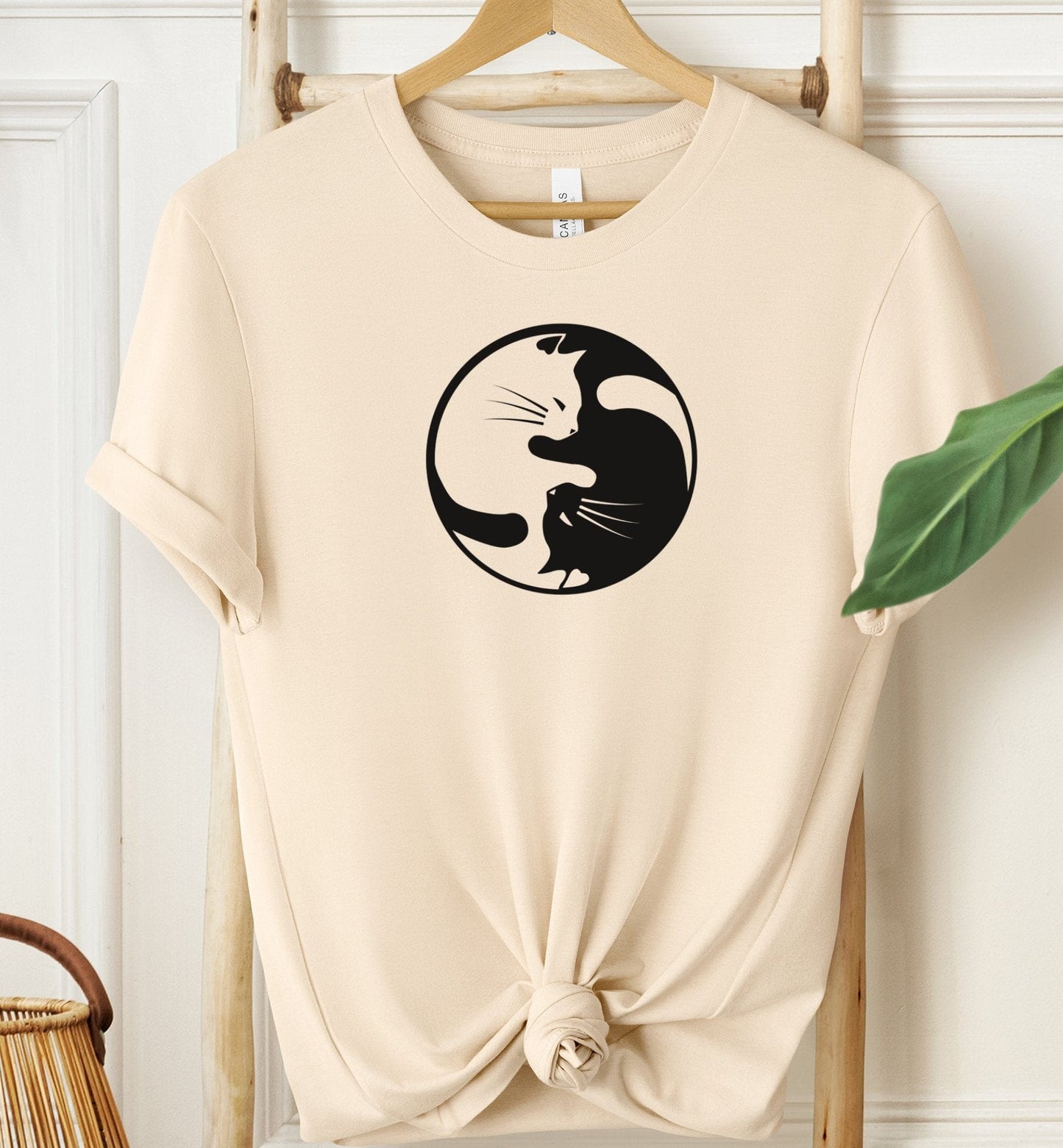 Yin Yang Cat T-shirt