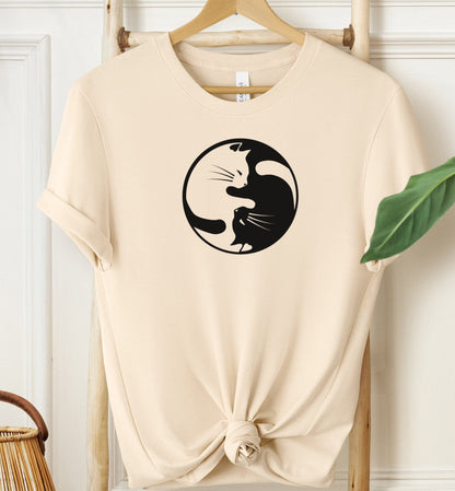Yin Yang Cat T-shirt