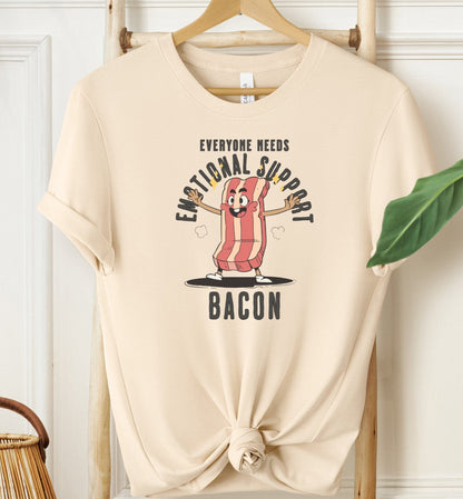 Emotional Support Bacon T-shirt