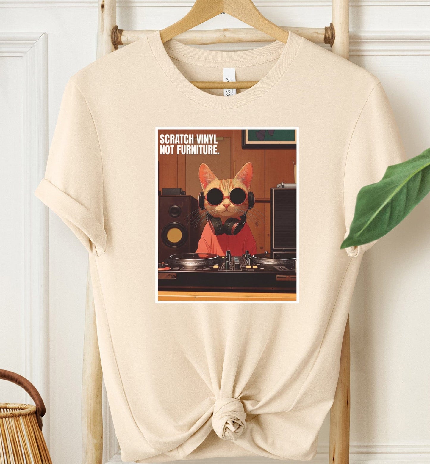 Scratch Vinyl Not Furniture T-shirt