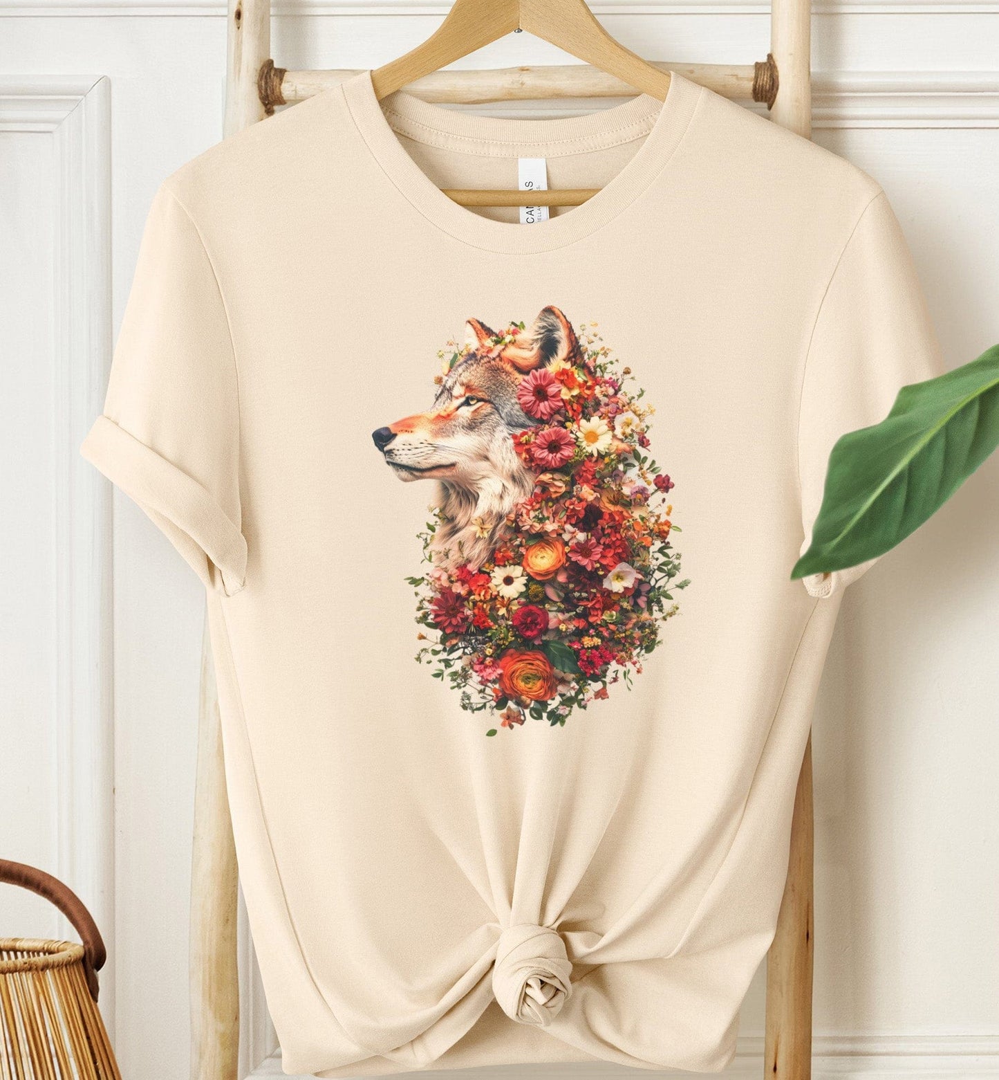 Floral Wolf T-Shirt