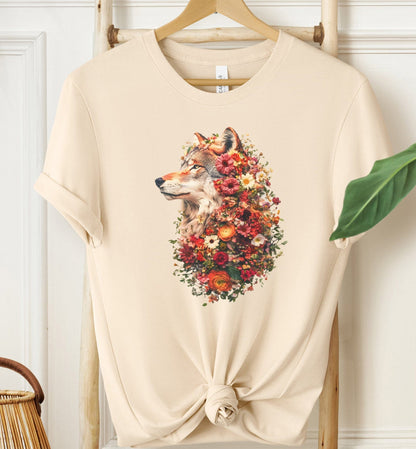 Floral Wolf T-Shirt
