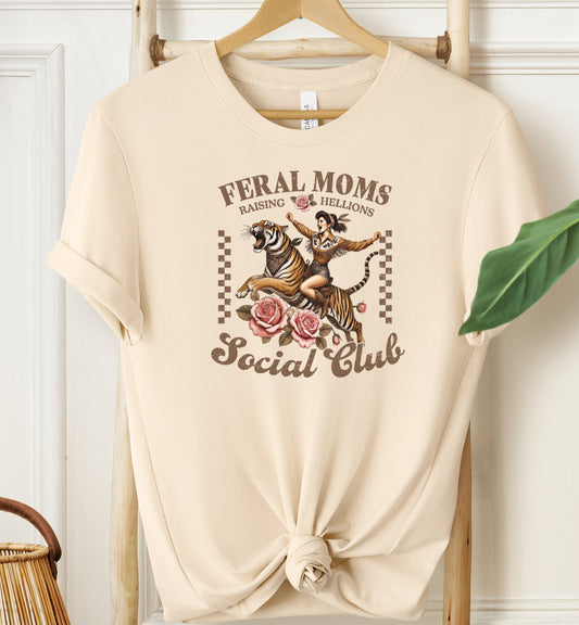 Feral Moms Raising Hellions T-shirt