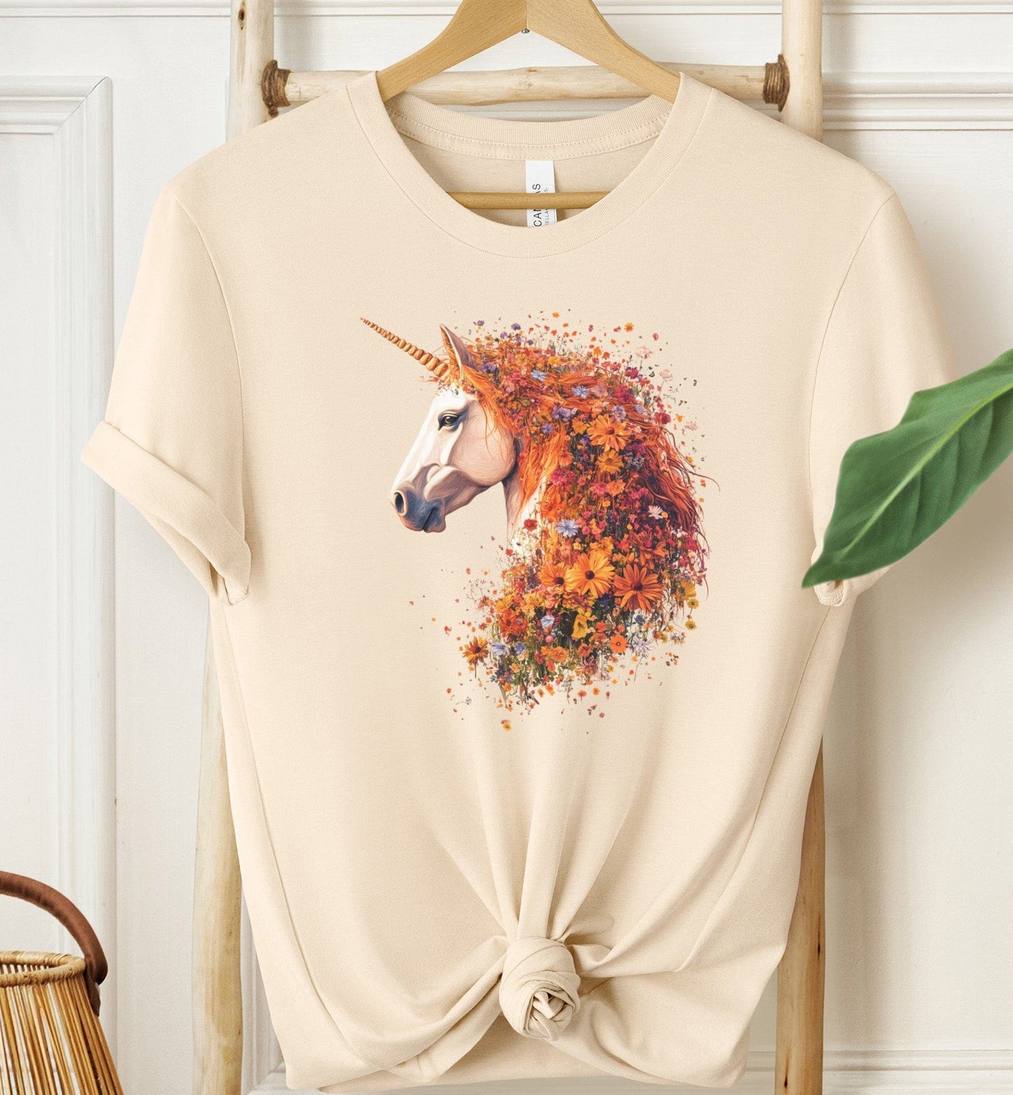 Floral Unicorn T-Shirt