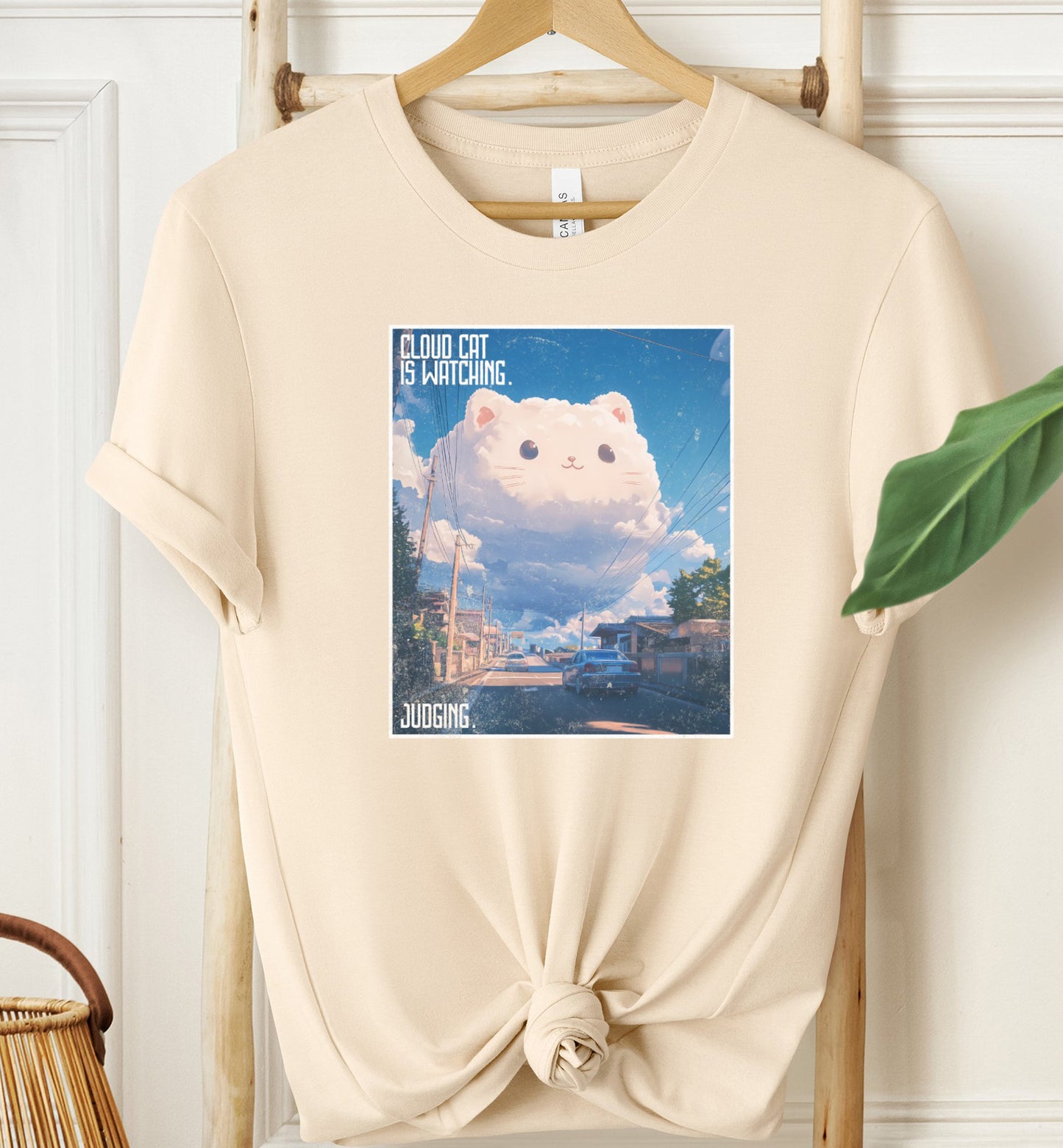 Cloud Cat Is Watching T-shirt