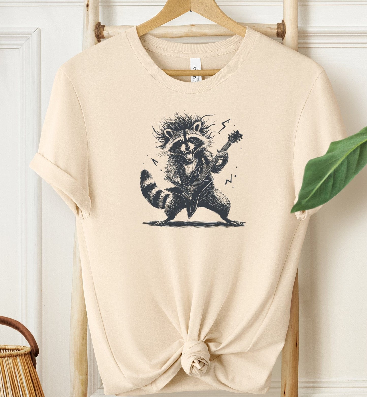 Guitar Raccoon T-shirt