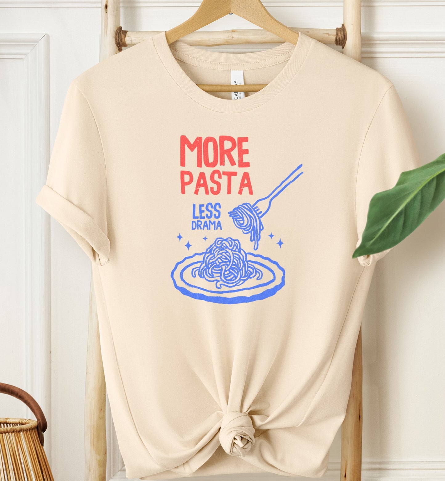 More Pasta Less Drama T-shirt
