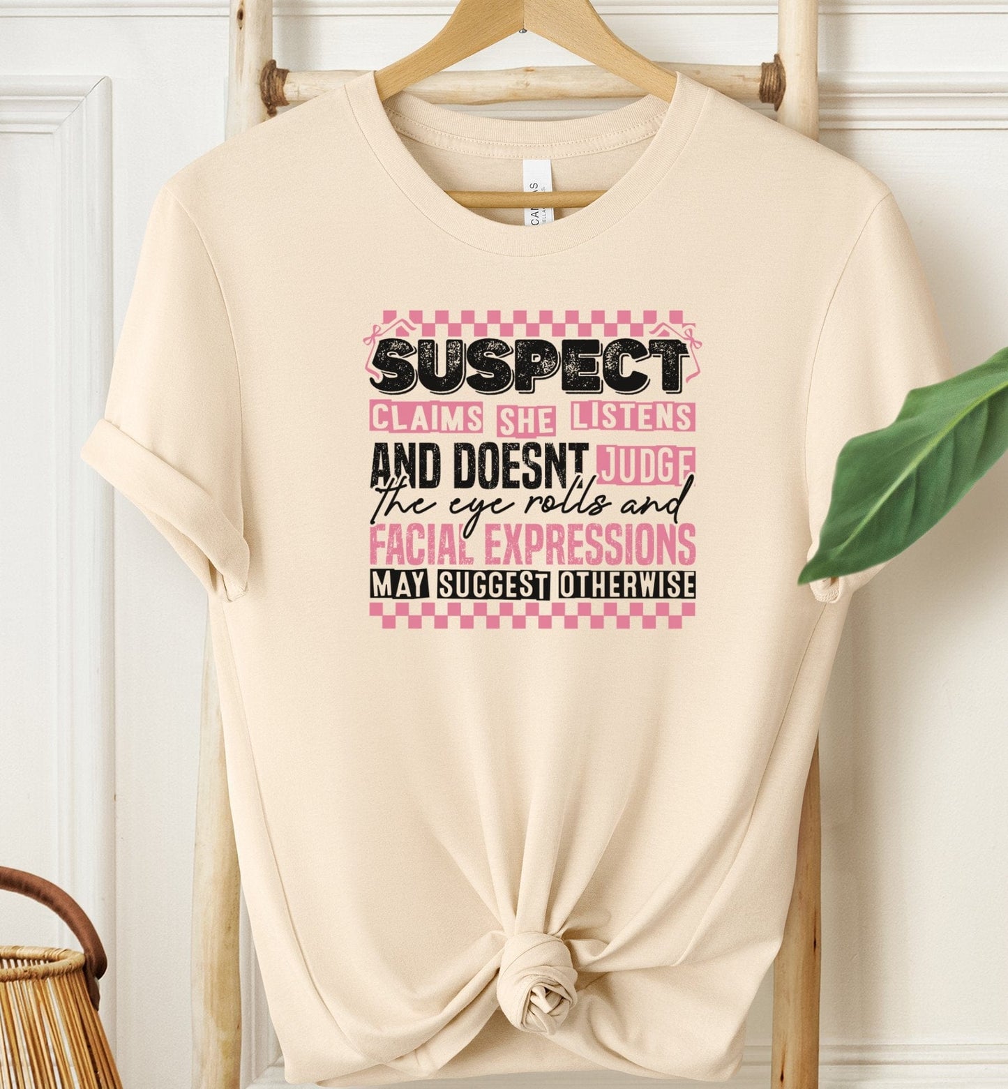 Suspect Claims T-shirt