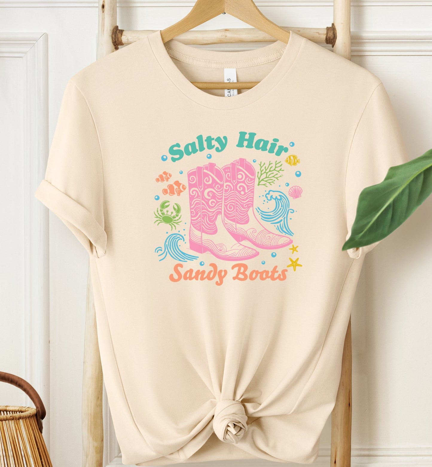 Salty Hair Sandy Boots T-shirt