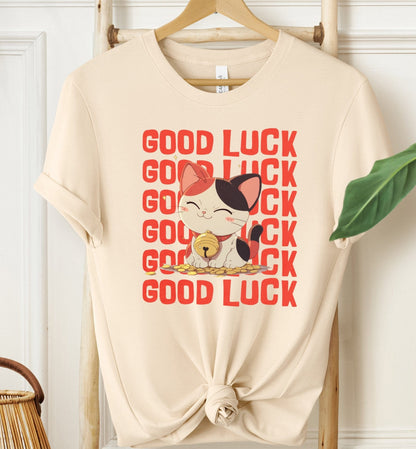 Good Luck Cat T-shirt