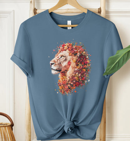 Floral Lion T-Shirt