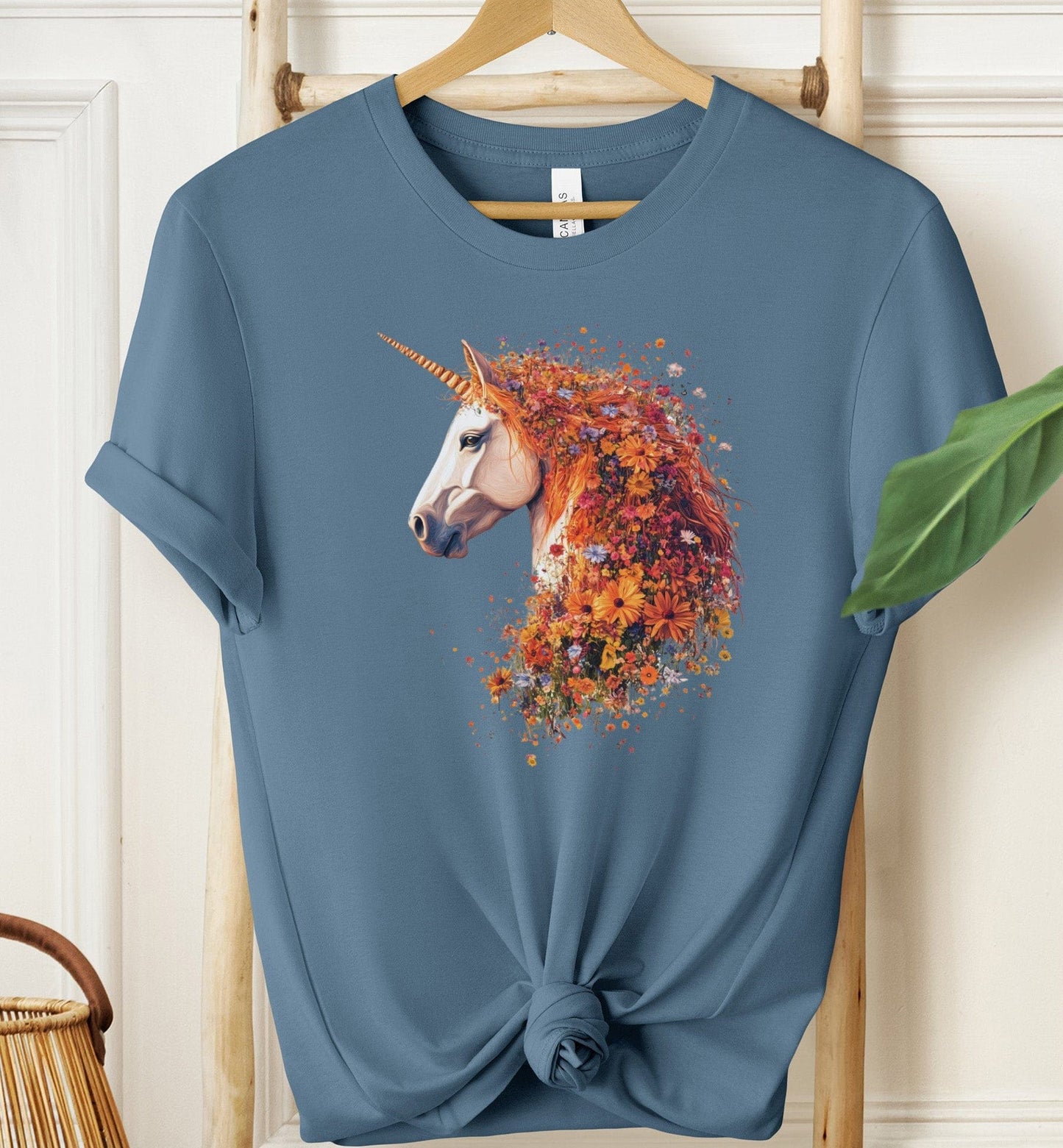 Floral Unicorn T-Shirt