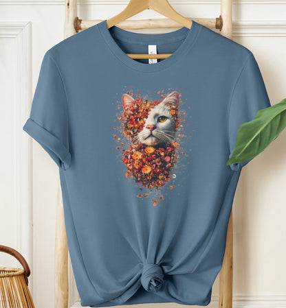 Floral Cat T-Shirt