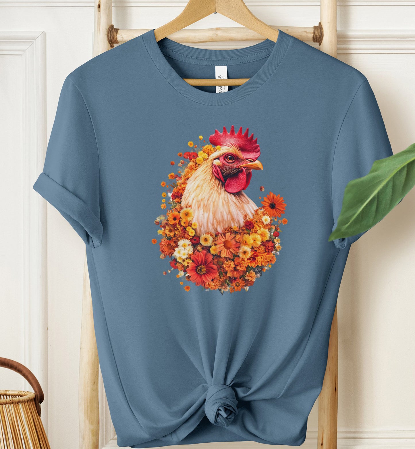 Floral Chicken T-Shirt