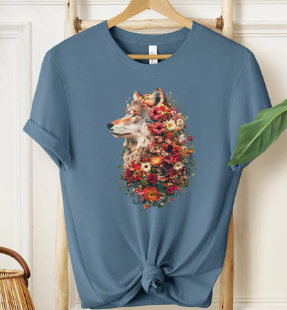 Floral Wolf T-Shirt