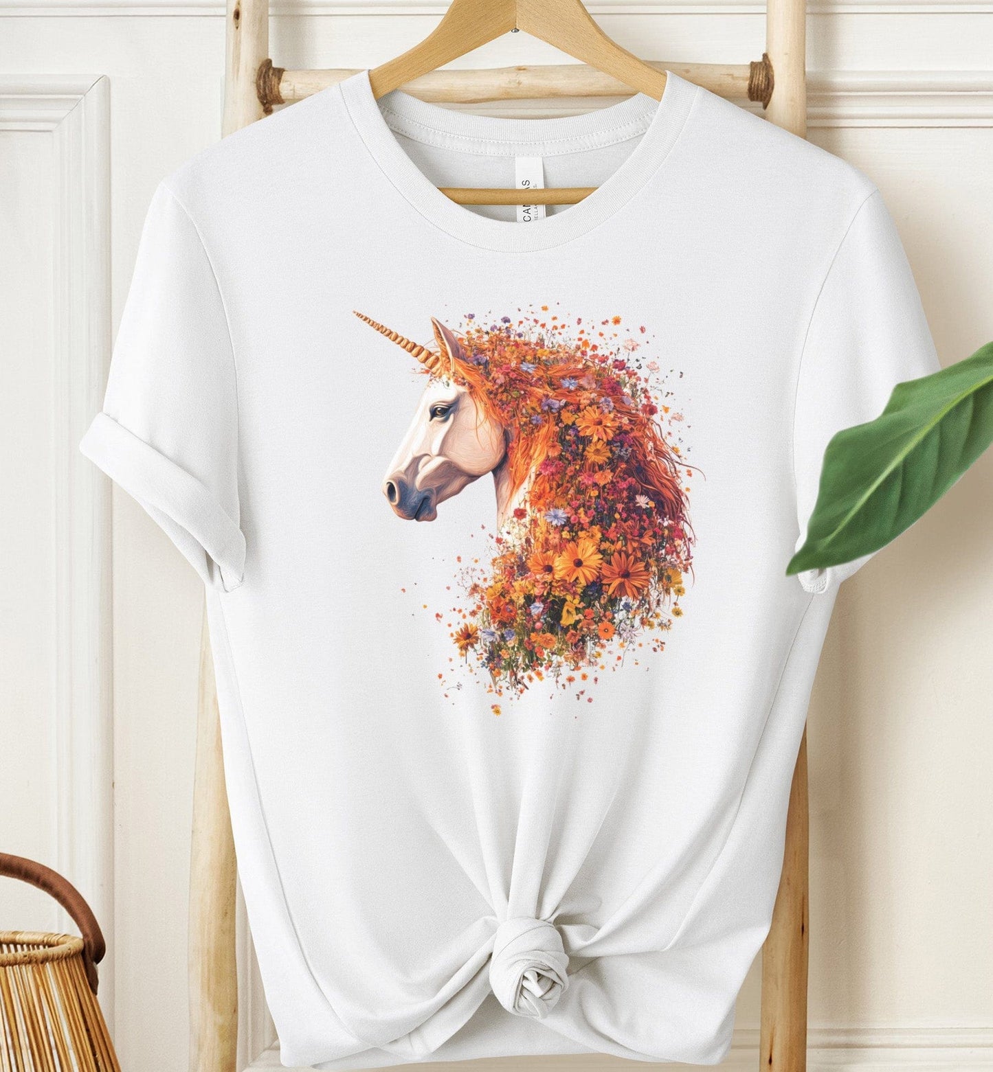 Floral Unicorn T-Shirt