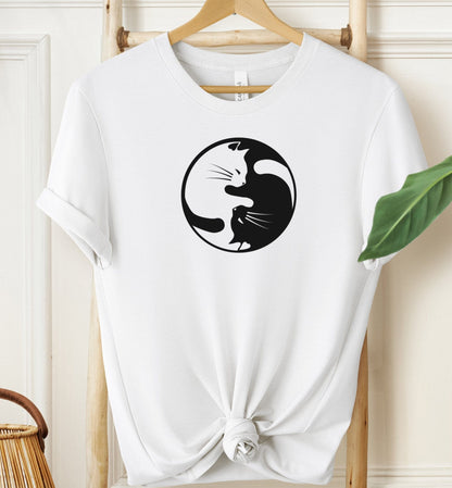 Yin Yang Cat T-shirt