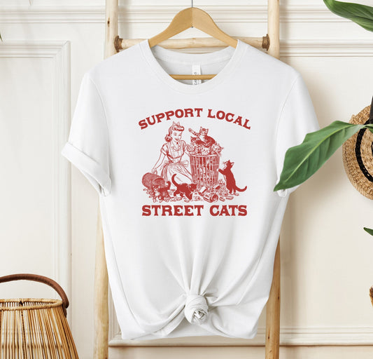 Support Local Street Cats T-shirt