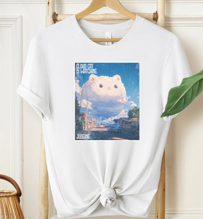 Cloud Cat Is Watching T-shirt