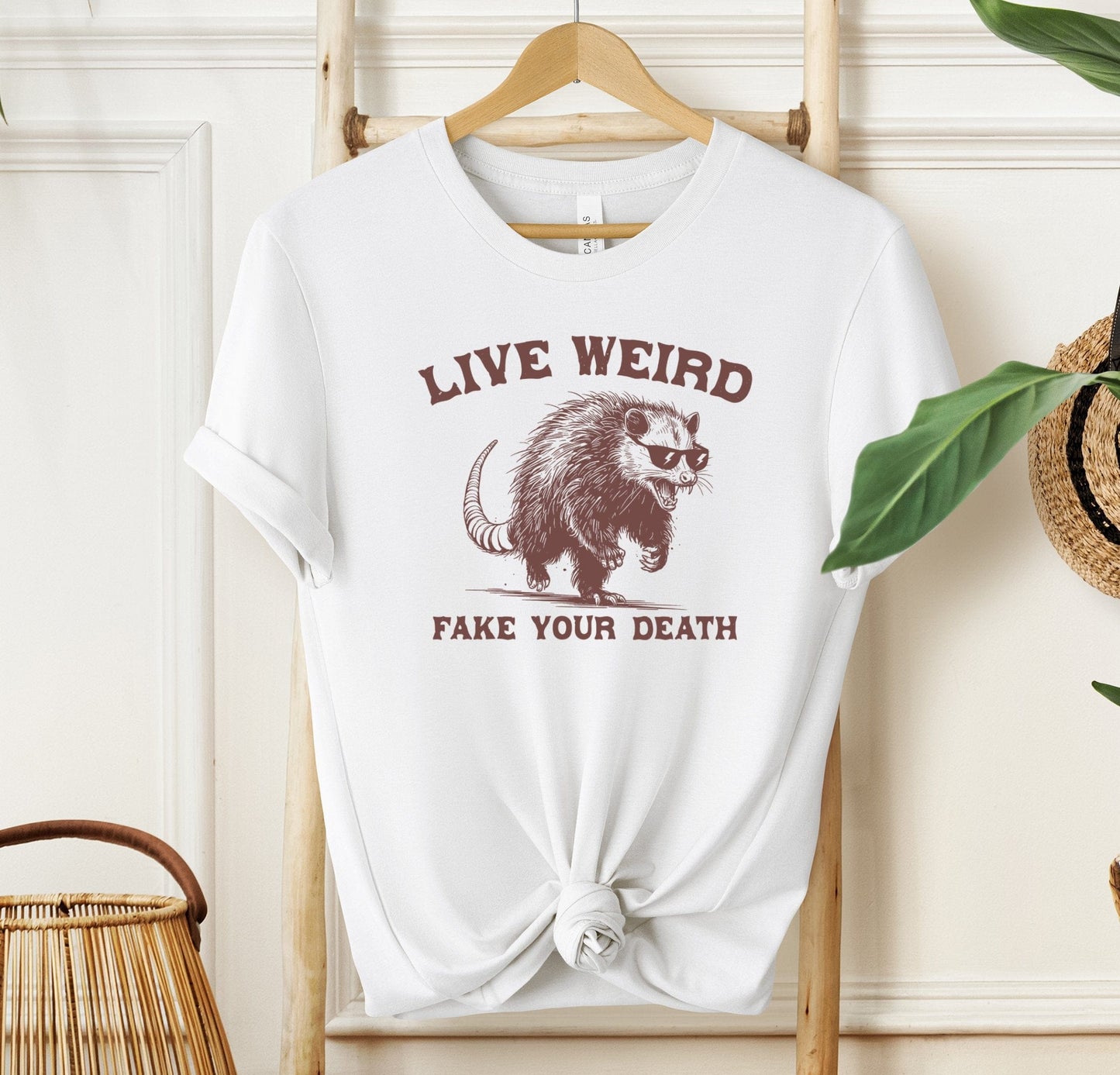 Live Weird Fake Your Death T-shirt