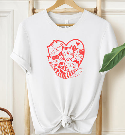 Cat Heart T-shirt