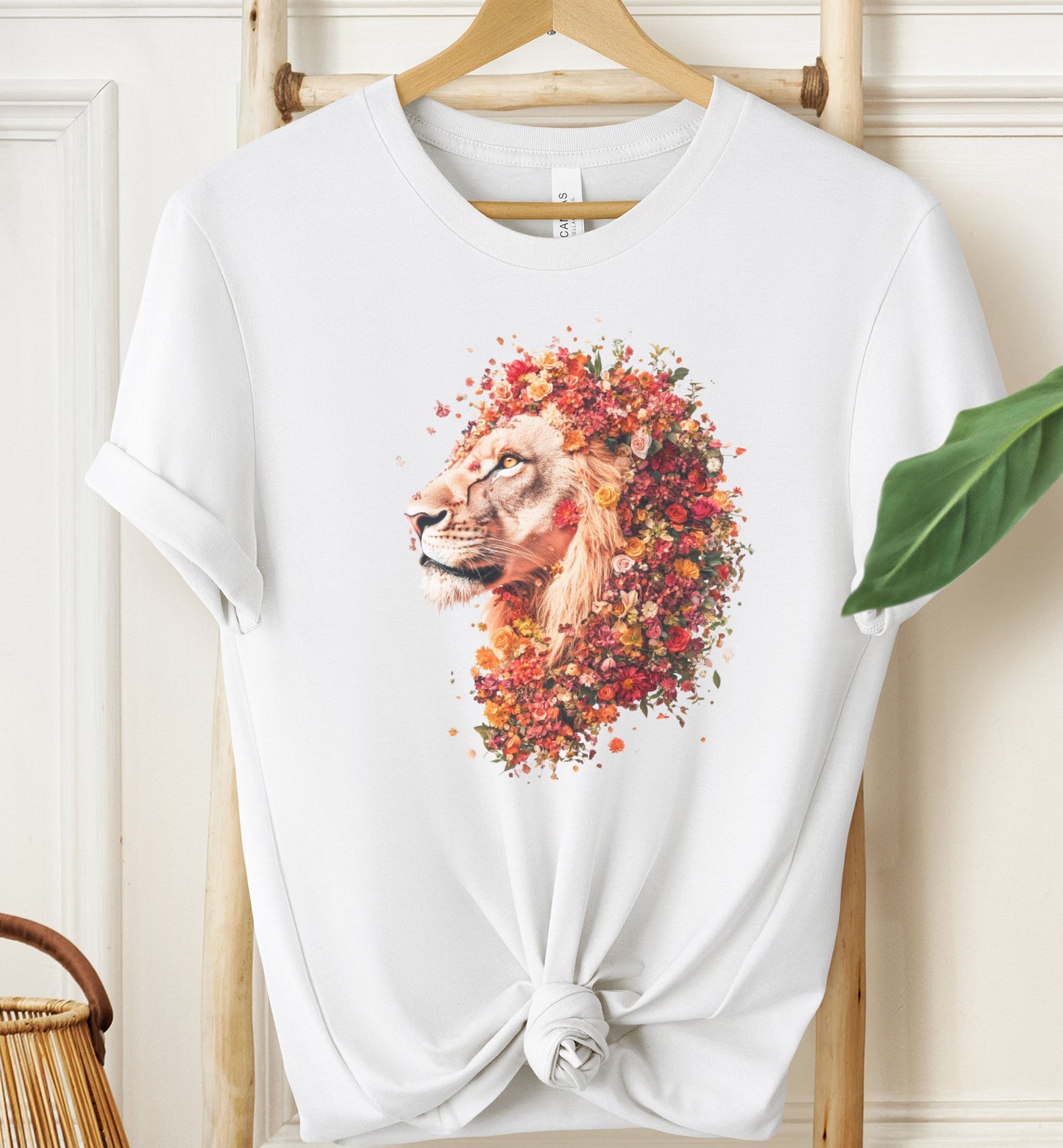 Floral Lion T-Shirt