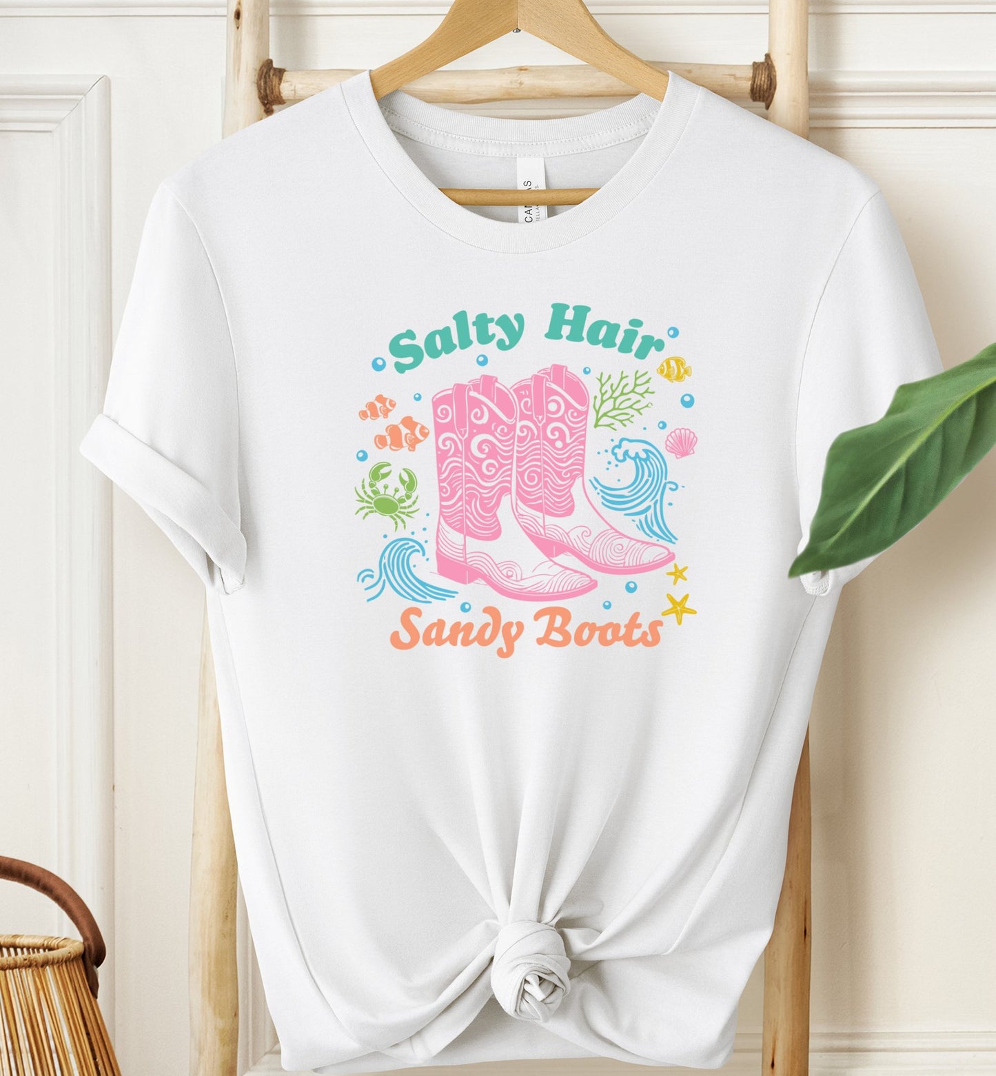 Salty Hair Sandy Boots T-shirt