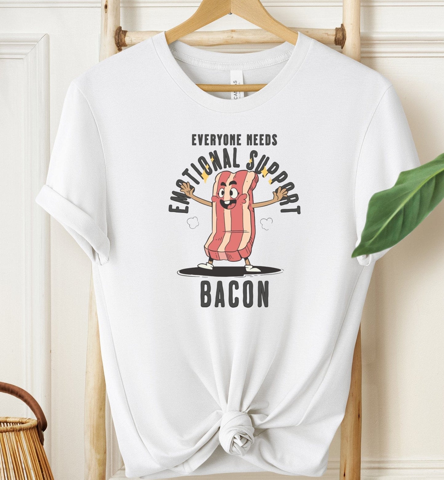 Emotional Support Bacon T-shirt
