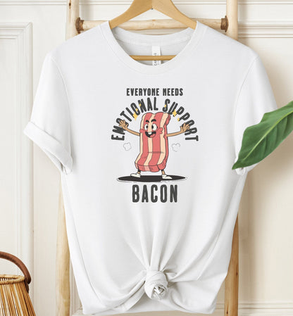 Emotional Support Bacon T-shirt
