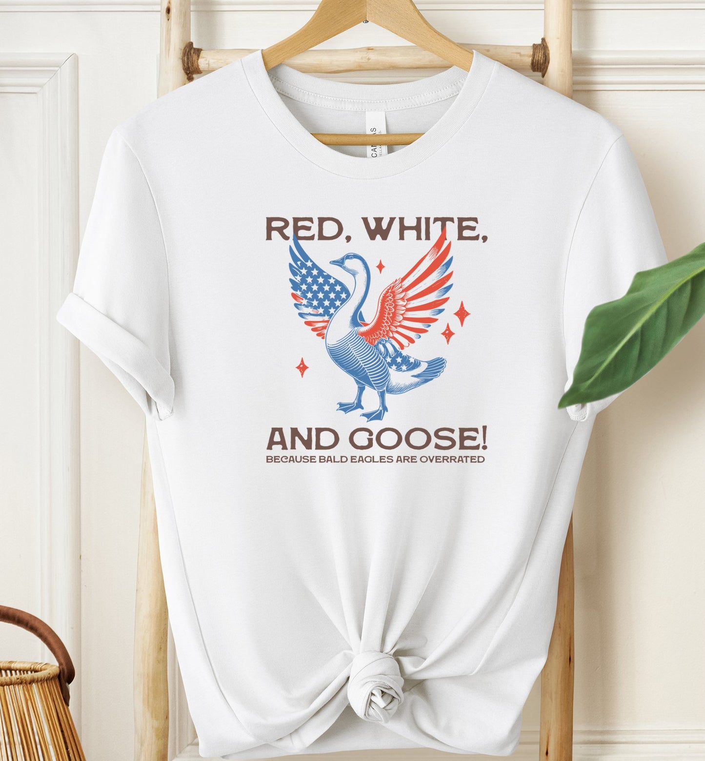 Red White and Goose T-shirt