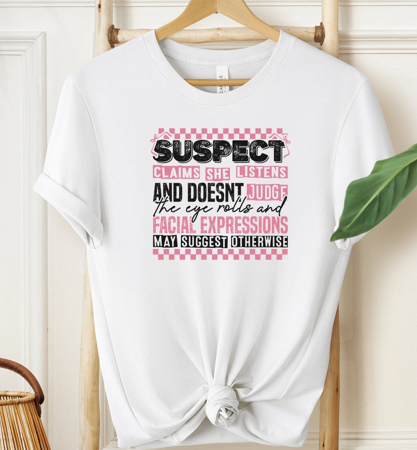 Suspect Claims T-shirt