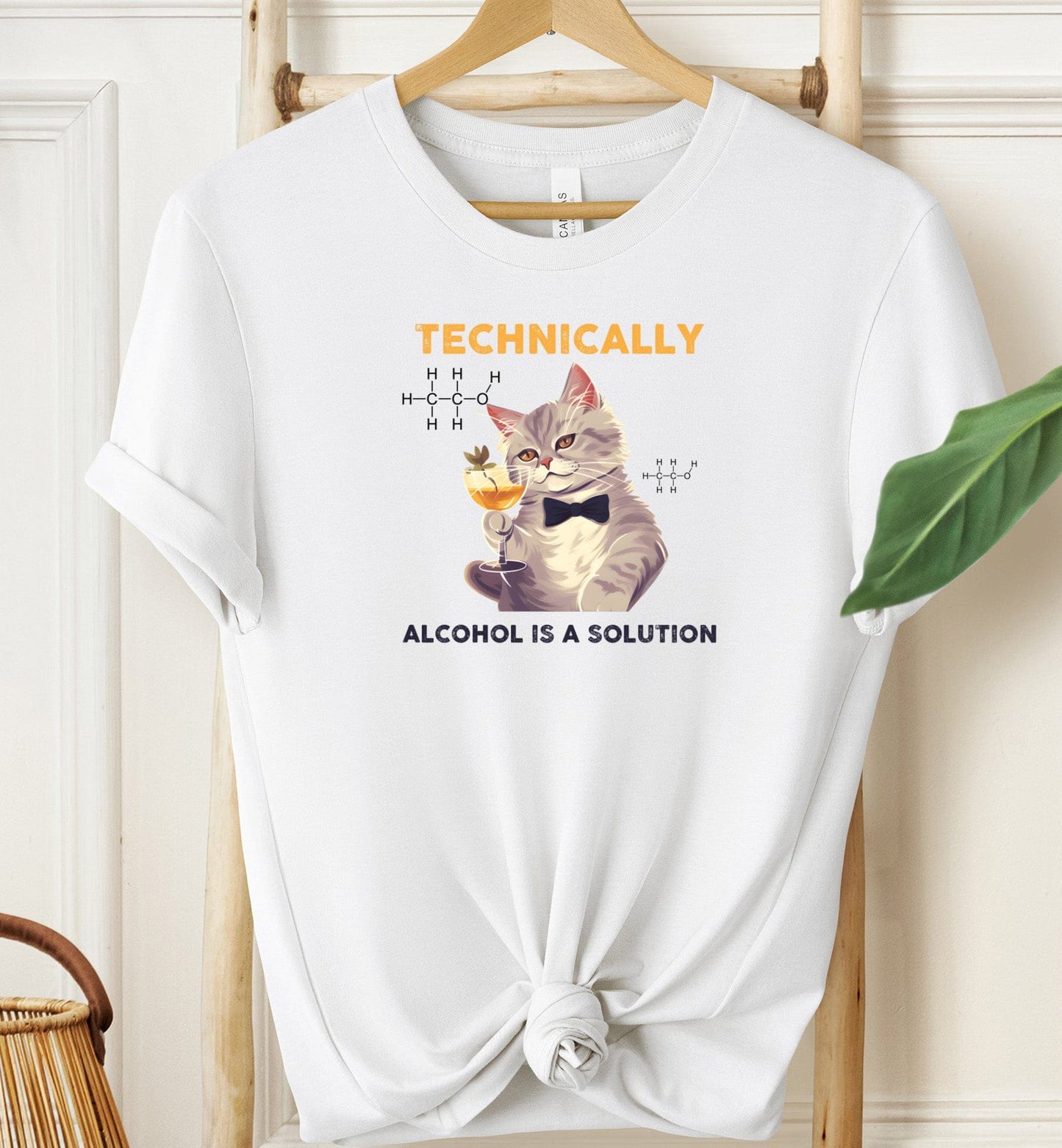 Technically Alcohol Is A Solution T-shirt