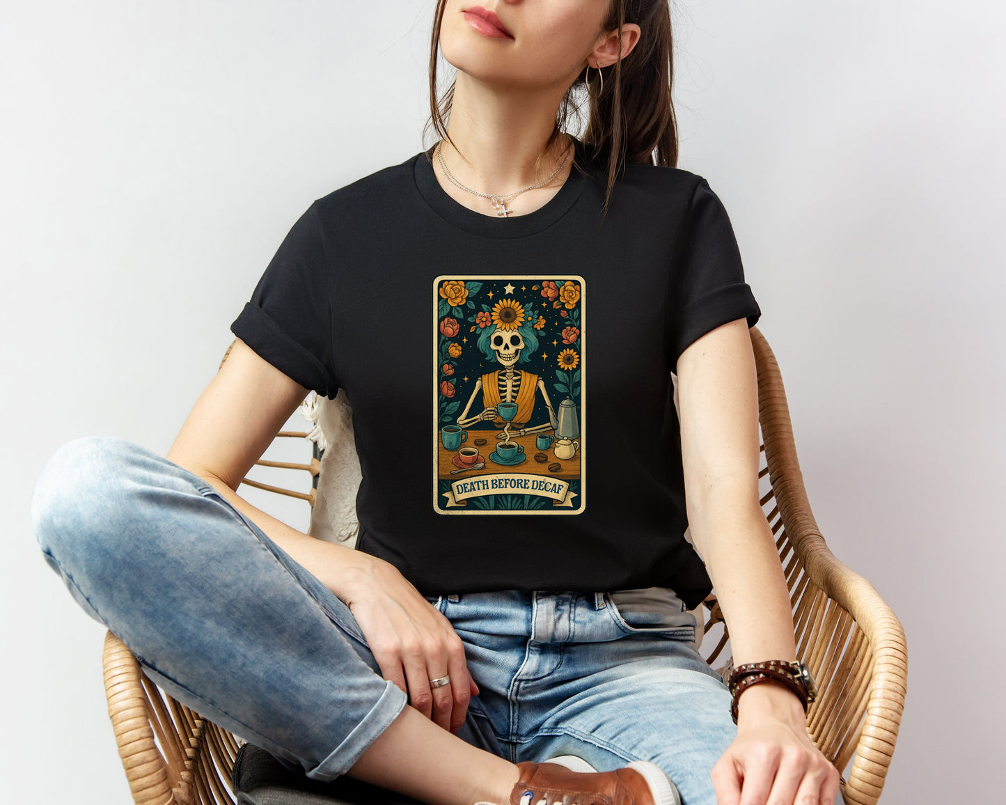 Death Before Decaf T-shirt
