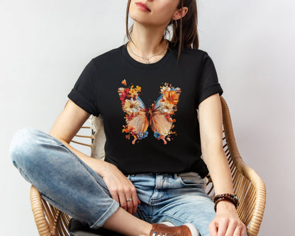 Floral Butterfly T-Shirt