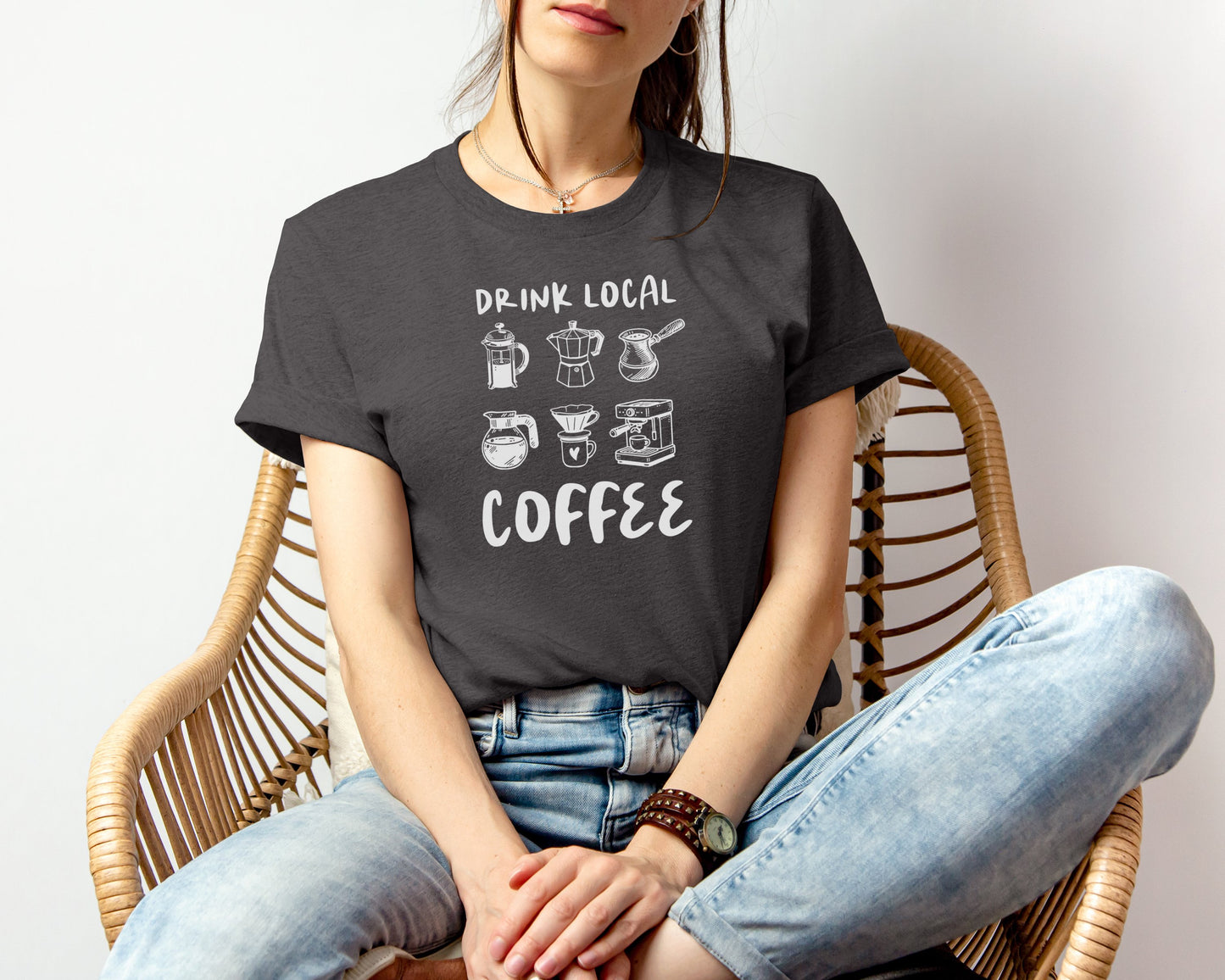 Drink Local Coffee T-shirt