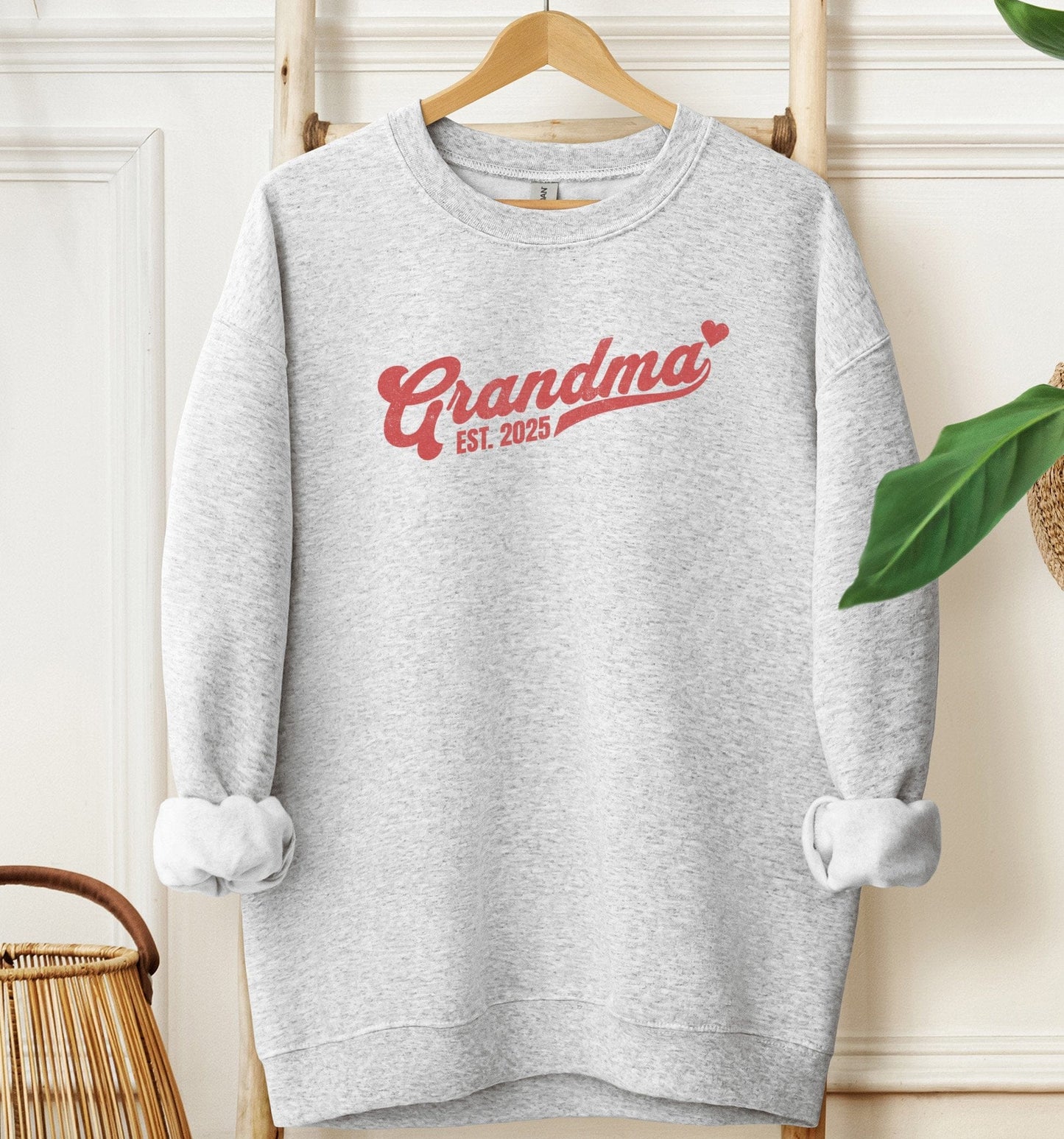 Grandma Heart Est 2025 Sweatshirt