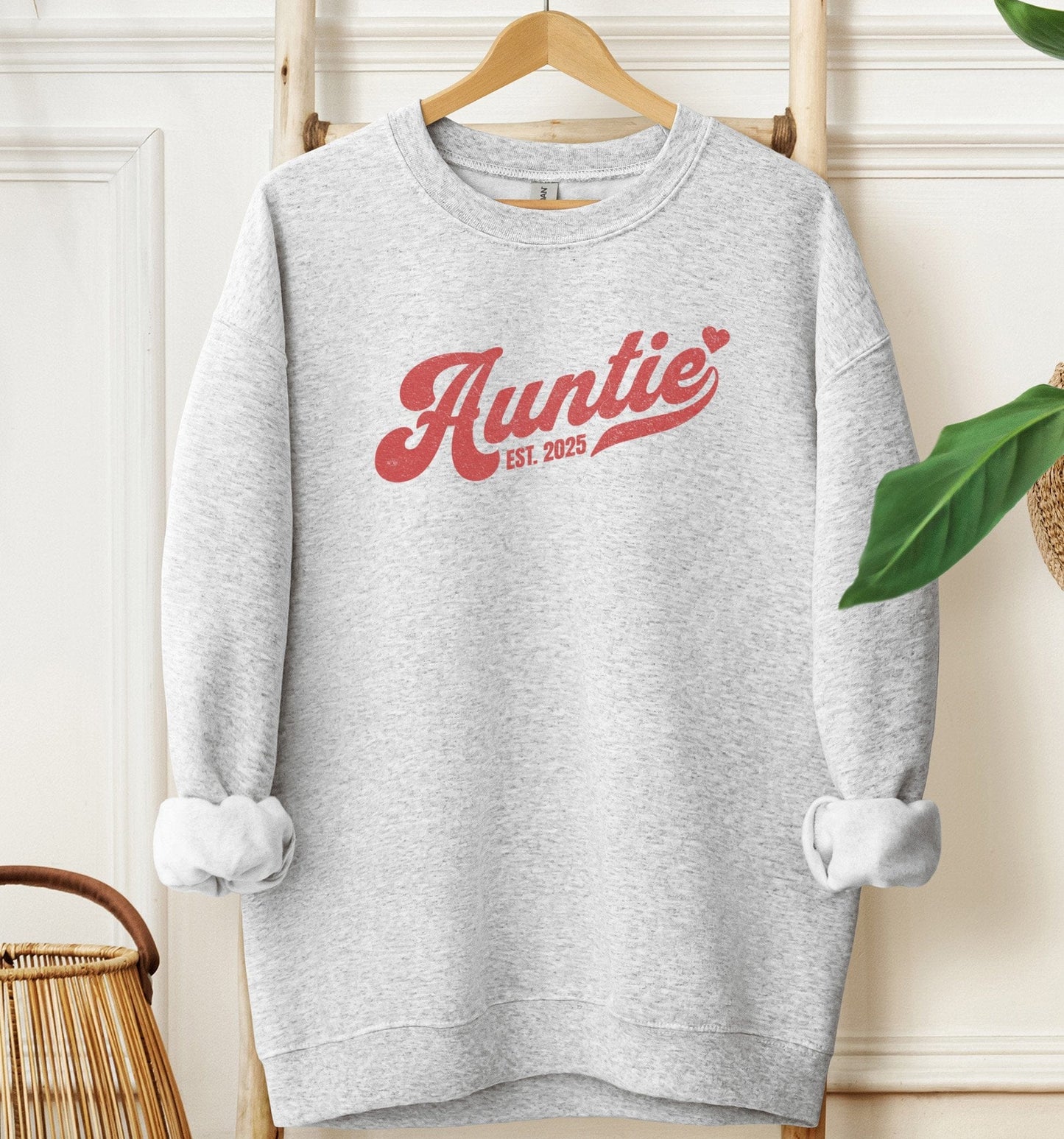 Auntie Heart Est 2025 Sweatshirt