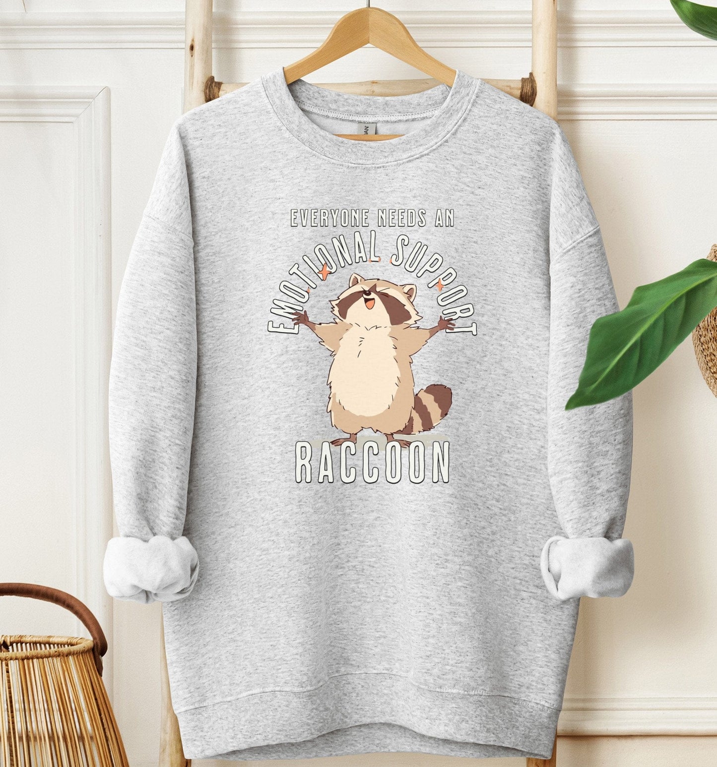 Emotional Support Raccoon Sweatshirt