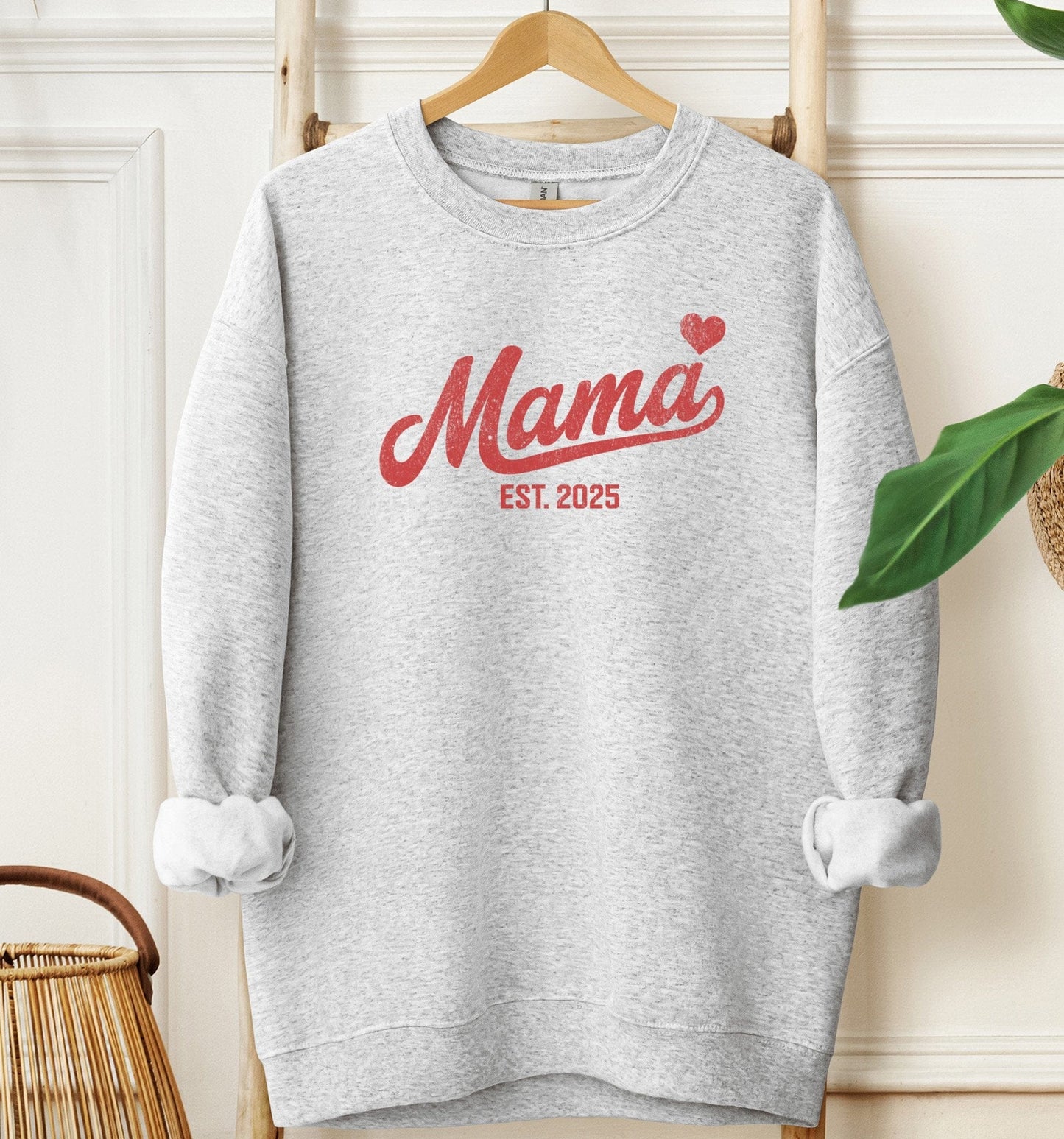 Mama Heart Est 2025 Sweatshirt