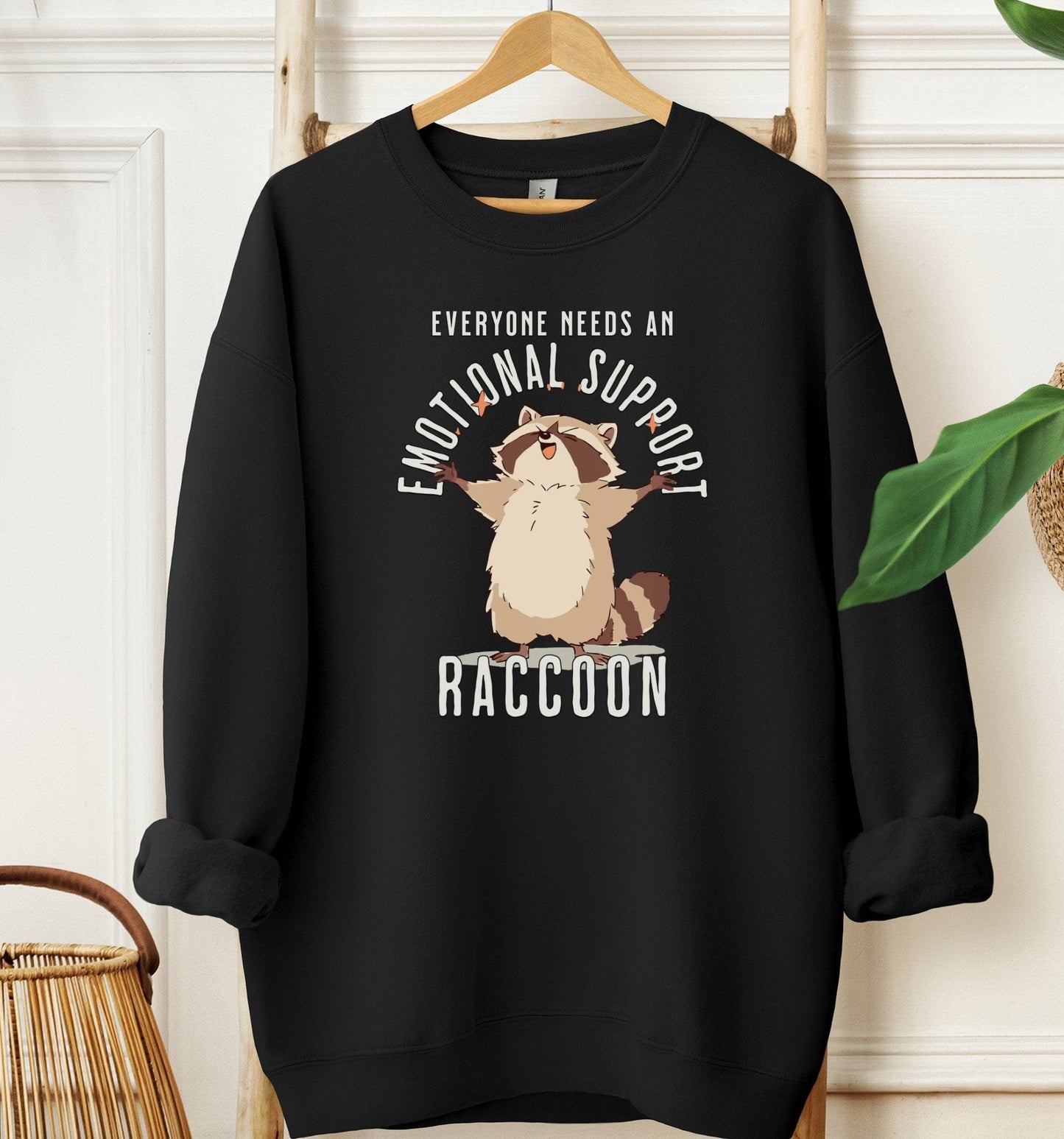 Emotional Support Raccoon Sweatshirt