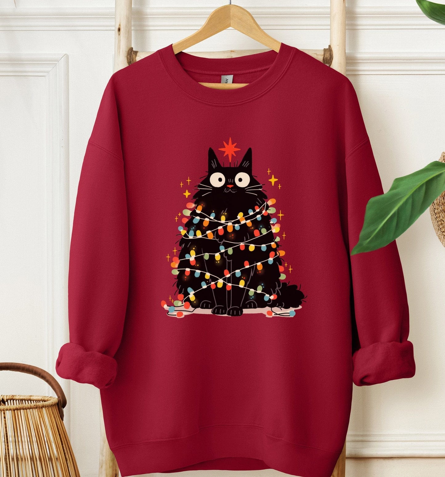 Christmas Cat Crewneck