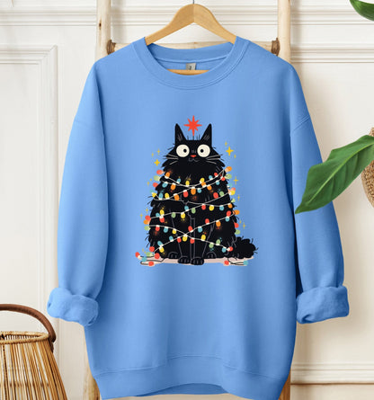 Christmas Cat Crewneck