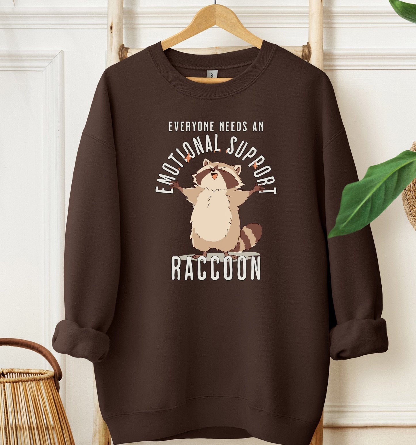 Emotional Support Raccoon Sweatshirt