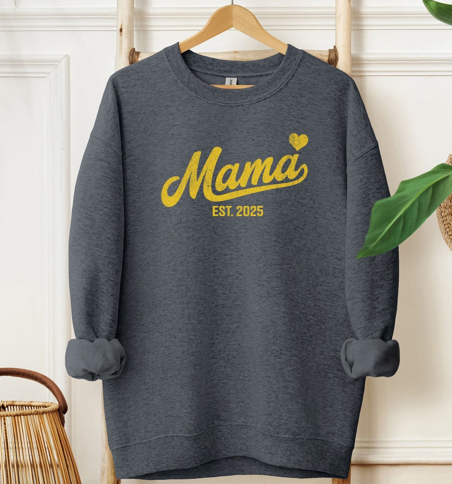 Mama Heart Est 2025 Sweatshirt