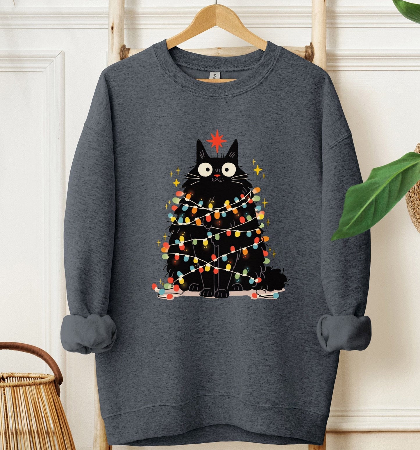 Christmas Cat Crewneck