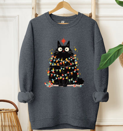Christmas Cat Crewneck
