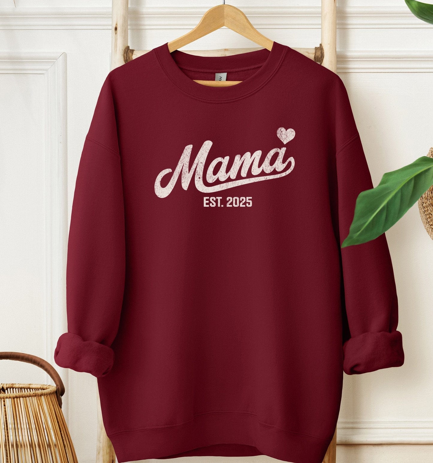Mama Heart Est 2025 Sweatshirt