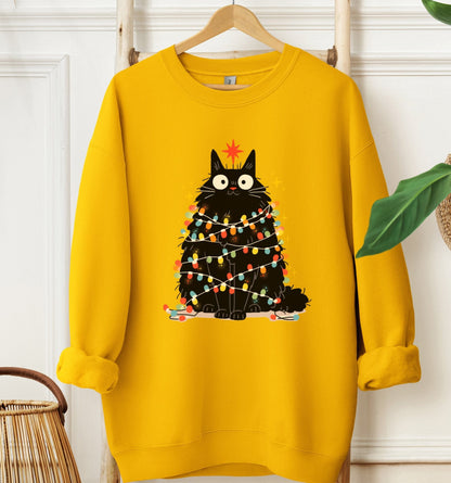 Christmas Cat Crewneck