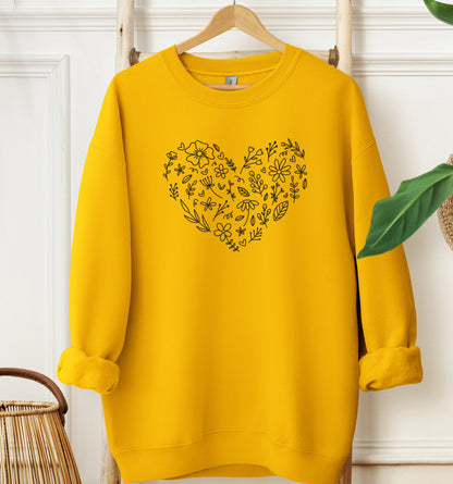 Doodle Flower Sweatshirt